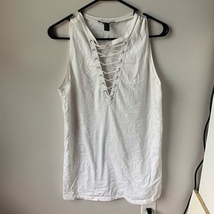 White t-shirt dress